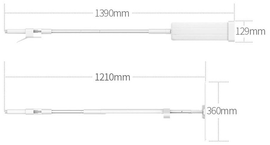 Blue Fish швабра Storable Spray Hand Free Mop LXY-02, белый - ForteMarket Blue Fish швабра Storable Spray Hand Free Mop LXY-02, белый купить,0