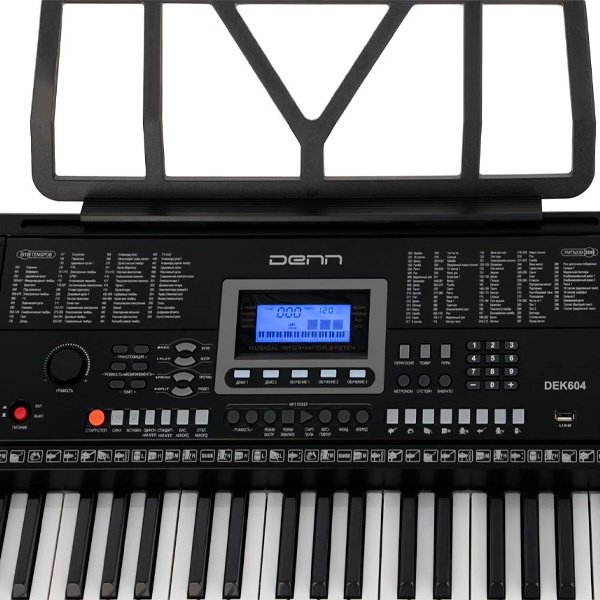 Синтезатор DENN DEK604 черный купить,0