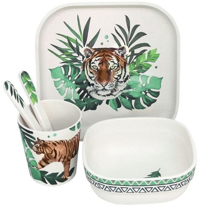 Комплект посуды Tommy Lise Wild and Free 701203 , бамбук, зеленый