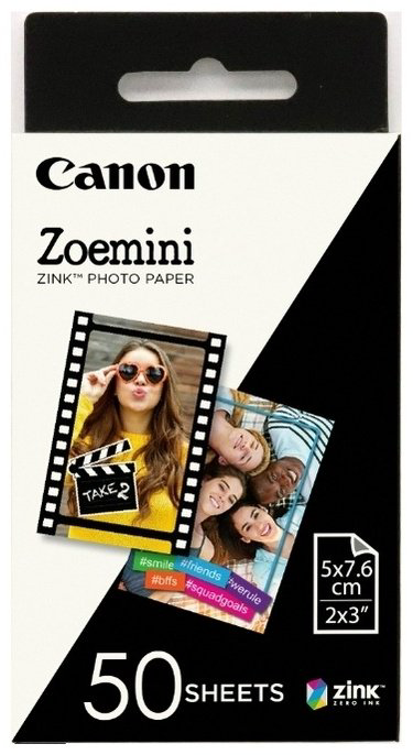 Фотопленка Canon Zoemini Zink ZP-2030-50 50 шт купить,NaN