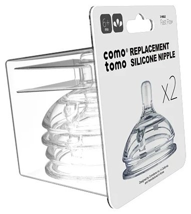Соска для бутылочки Comotomo 2 шт, Natural