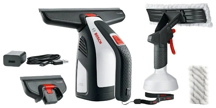 Стеклоочиститель Bosch GlassVAC черный, белый - ForteMarket Стеклоочиститель Bosch GlassVAC черный, белый купить,0