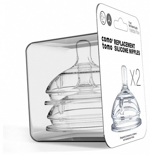 Соска для бутылочки Comotomo 2 шт, Natural Nipple Packs купить,0
