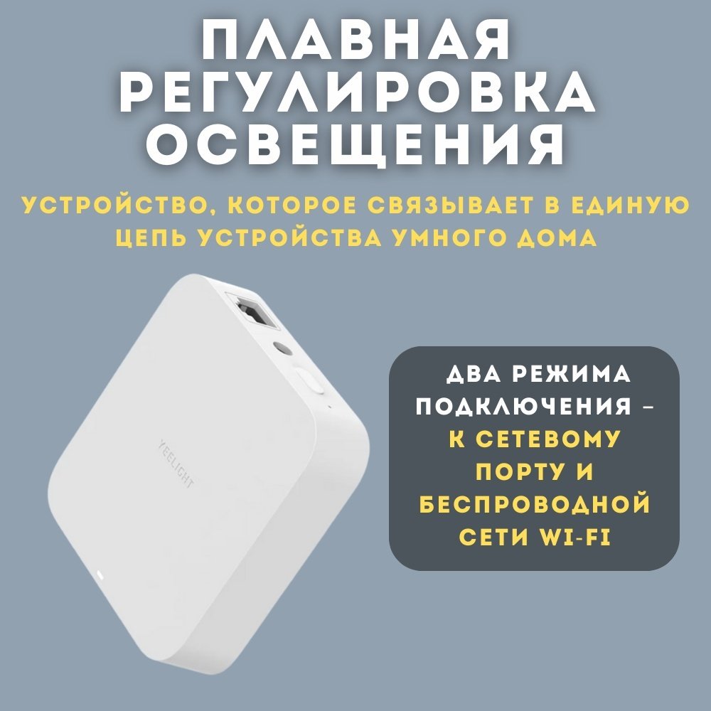 Yeelight центр управления Gateway YLWG01YL-F1 купить,NaN