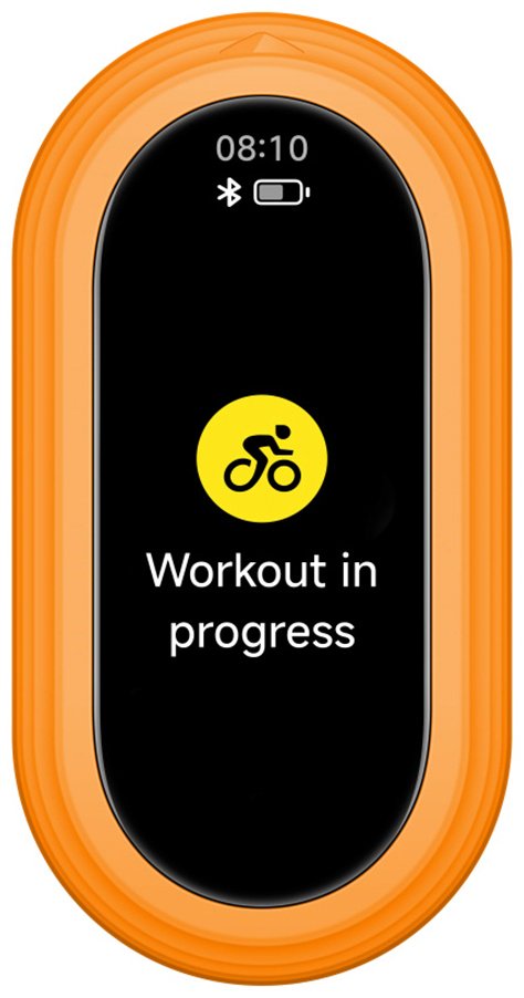 Чехол Xiaomi для Smart Band 9 оранжевый купить,0
