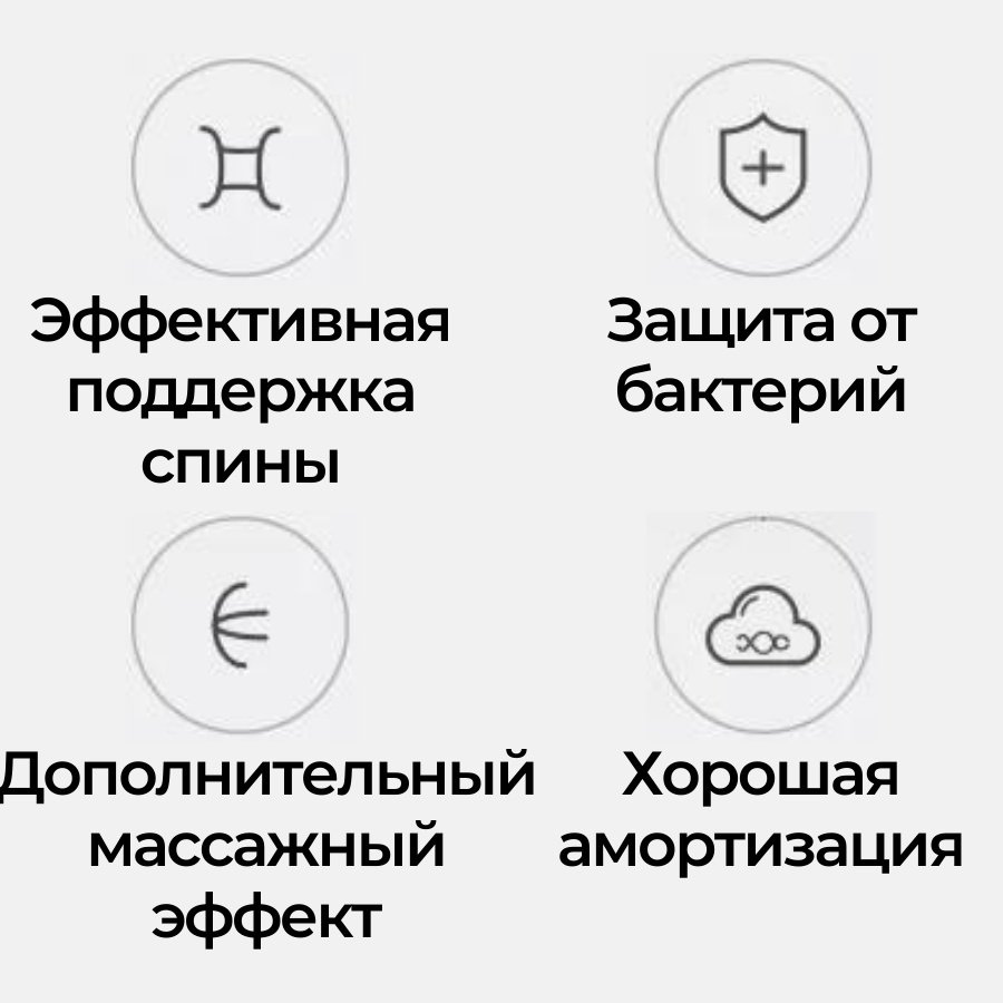 Подушка для спины Xiaomi 15x35 см, полиэстер - ForteMarket Подушка для спины Xiaomi 15x35 см, полиэстер купить,0