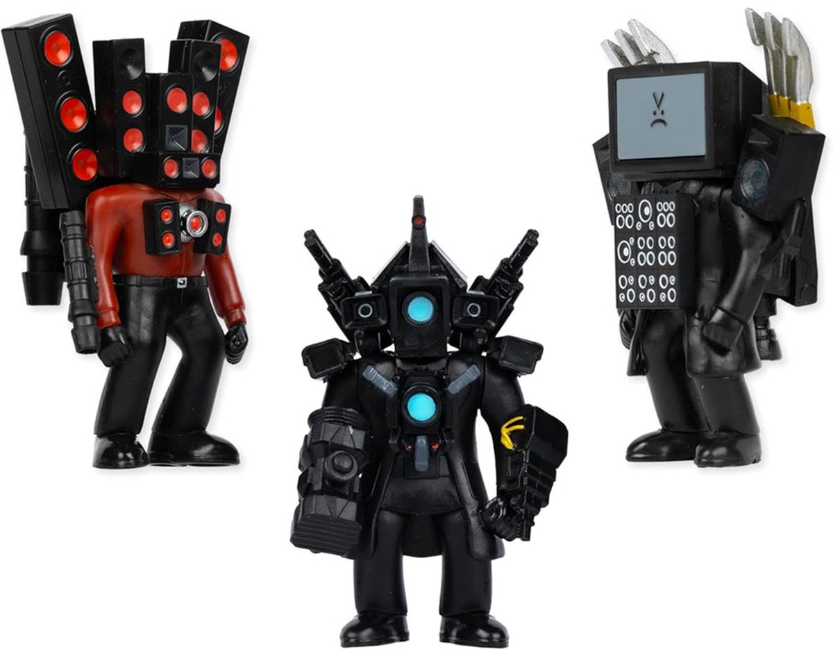 Фигурка Bonkers Toys Skibidi Toilet Titan 15 см 3 шт