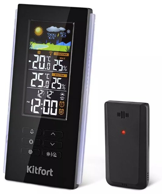 Метеостанция Kitfort КТ-3378 черный