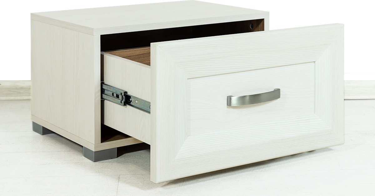 Тумба BRW Брест Мальта КОМ1S, 51x30.5x38 см, белый купить,0