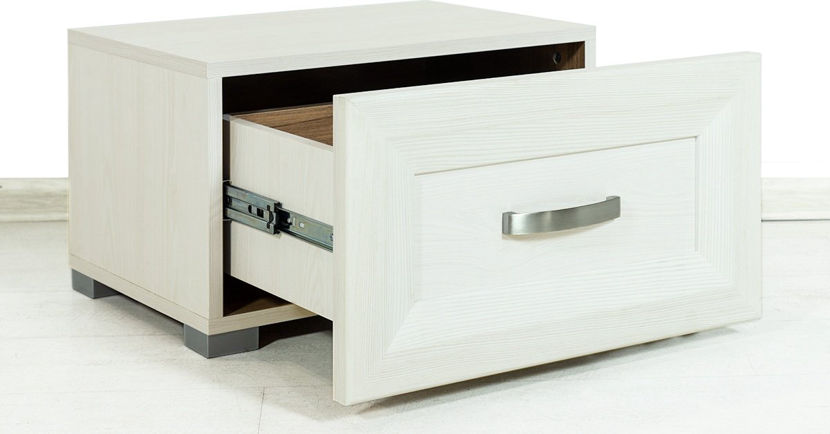 Тумба BRW Брест Мальта КОМ1S, 51x30.5x38 см, белый купить,NaN