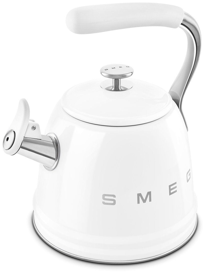 Smeg чайник Стиль 50-х г.г. CKLW2001WH 2.3 л, нержавеющая сталь купить,NaN