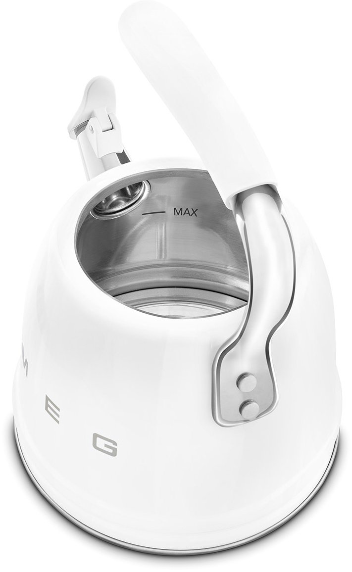 Smeg чайник Стиль 50-х г.г. CKLW2001WH 2.3 л, нержавеющая сталь купить,NaN