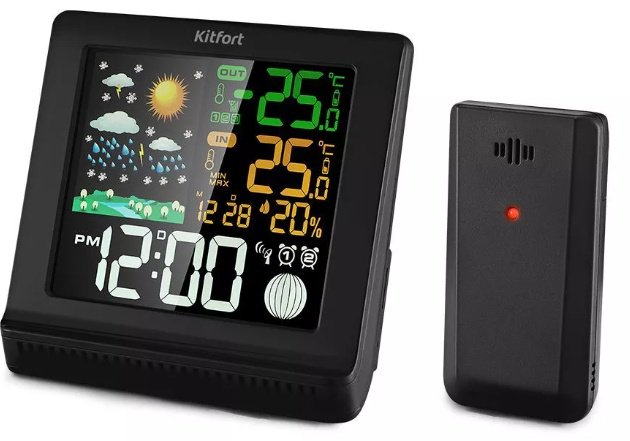 Метеостанция Kitfort КТ-3382 черный