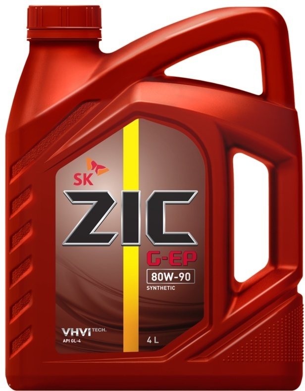 Масло синтетическое ZIC G-EP 80W-90 4 л