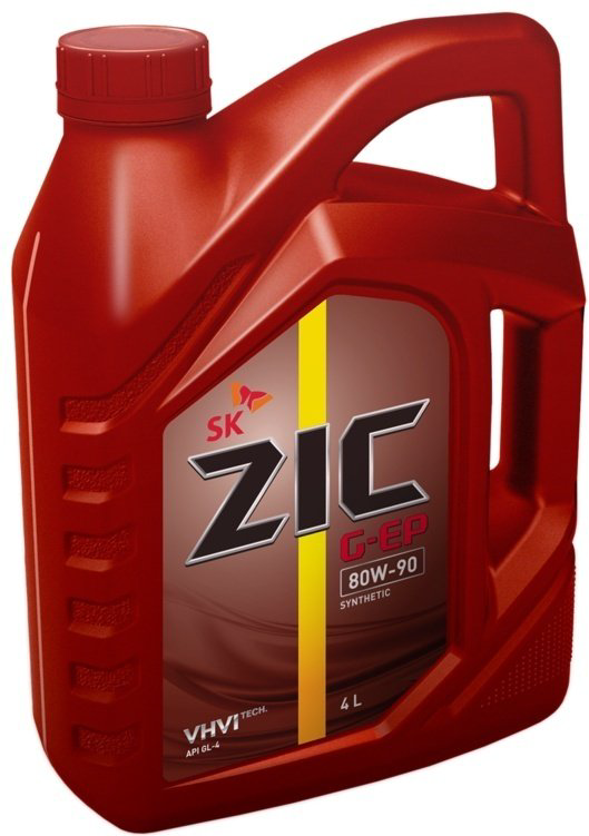 Масло синтетическое ZIC G-EP 80W-90 4 л купить,NaN