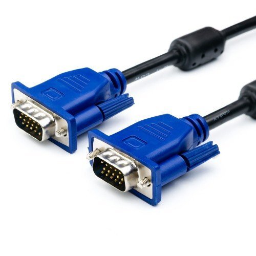 Кабель VGA экранированный 15m/15m черный  купить,NaN