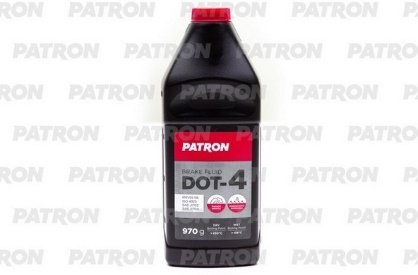 Тормозная жидкость гликолевая PATRON DOT 4 0.85 л