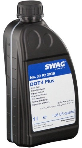 Тормозная жидкость гликолевая Swag 32923930 DOT 4 Plus 1 л