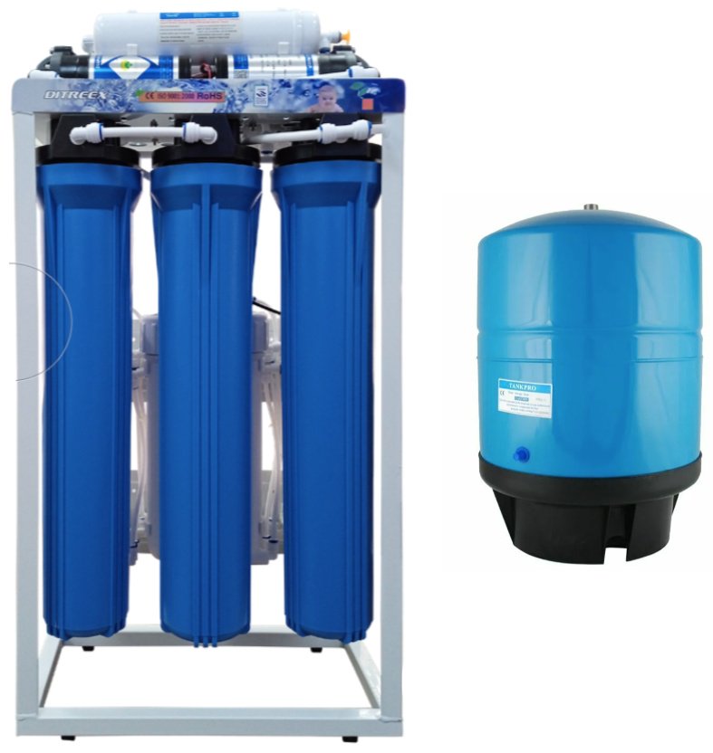 Система обратного осмоса DITREEX ROF4-4-10Gm, степеней очистки: 5