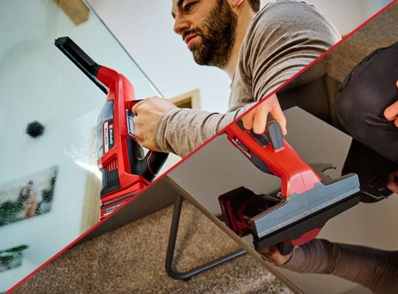 Стеклоочиститель Einhell BRILLIANTО черный, красный - ForteMarket Стеклоочиститель Einhell BRILLIANTО черный, красный купить,0