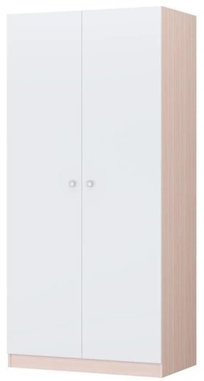 Распашной шкаф Polini kids Simple УТS00027840, 89x190х51.6 см, белый