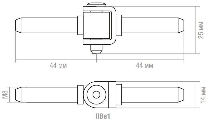 Петля STARFIX ввертная 88х25 мм ПВв1 1,25 мм цинк (SMP-71203-1) купить,NaN