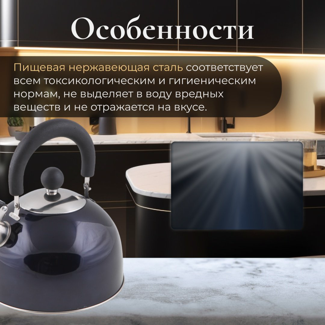 PERFECTO LINEA чайник 52-121516 2.5 л, нержавеющая сталь купить,NaN