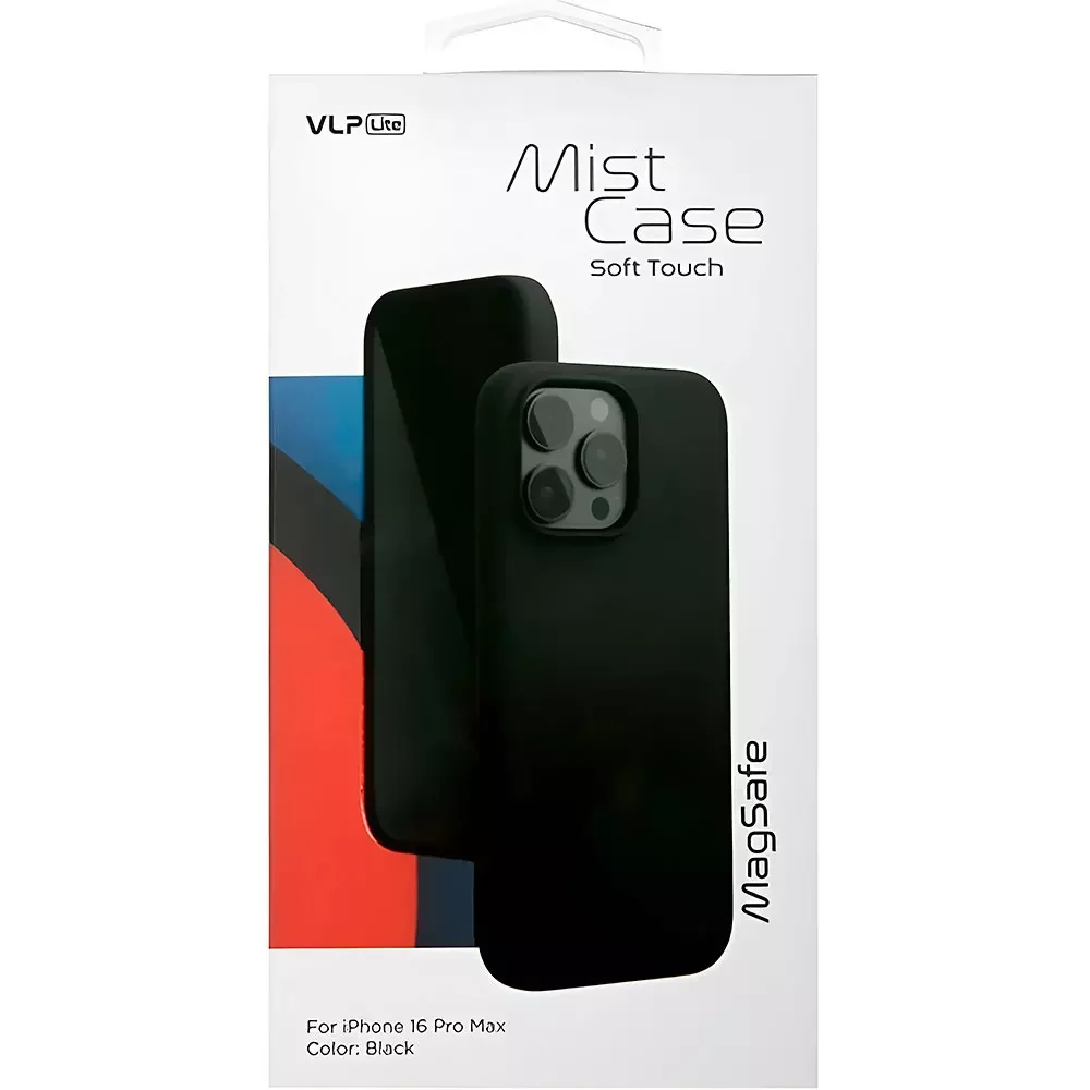 Чехол для телефона Apple VLP Lite Mist Case MagSafe for iPhone 16 Pro Max Black купить,0