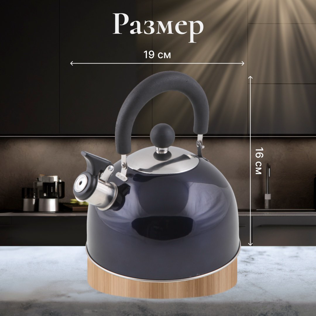 PERFECTO LINEA чайник 52-121516 2.5 л, нержавеющая сталь купить,NaN