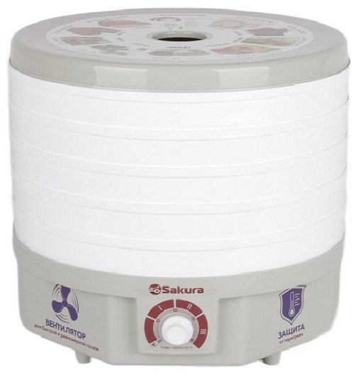 Электросушилка SAKURA SA-7809GR белый