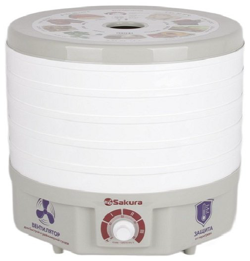 Электросушилка SAKURA SA-7809GR белый