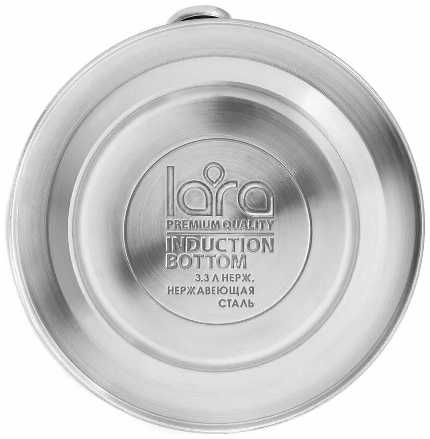 LARA чайник LR00-73 3.3 л, нержавеющая сталь купить,NaN