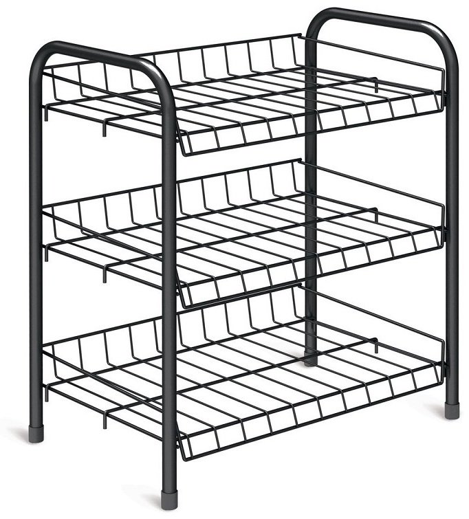 Обувница Nika 46x28x52 см, металл