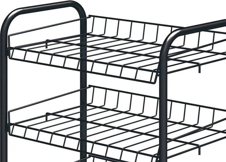 Обувница Nika 46x28x52 см, металл
