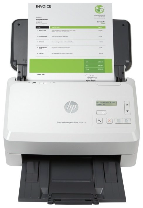 Сканер HP ScanJet Enterprise Flow 5000 s5 6FW09A белый