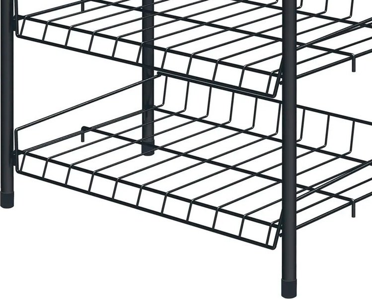 Обувница Nika 46x28x52 см, металл