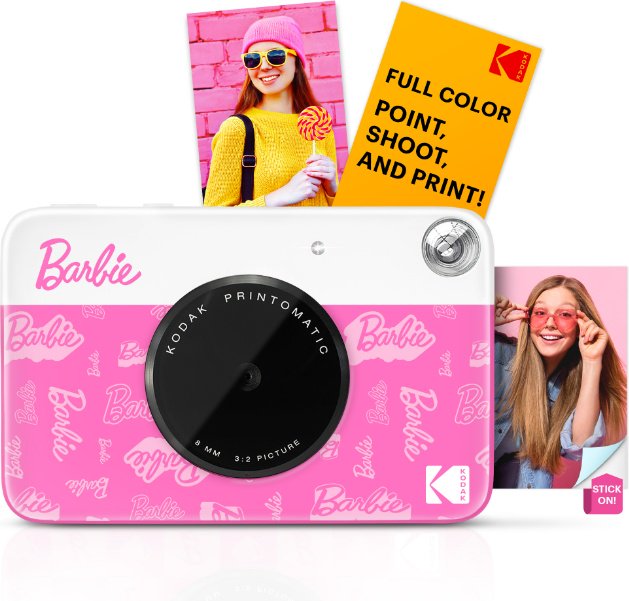 Фотокамера моментальной печати Kodak Barbie светло-розовый - ForteMarket Фотокамера моментальной печати Kodak Barbie светло-розовый купить,0