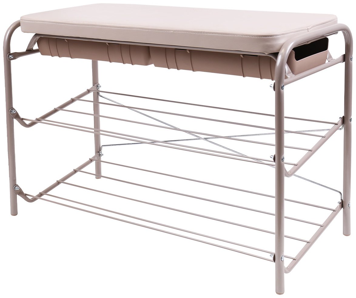 Обувница Nika 79x33x51 см, металл, пластик