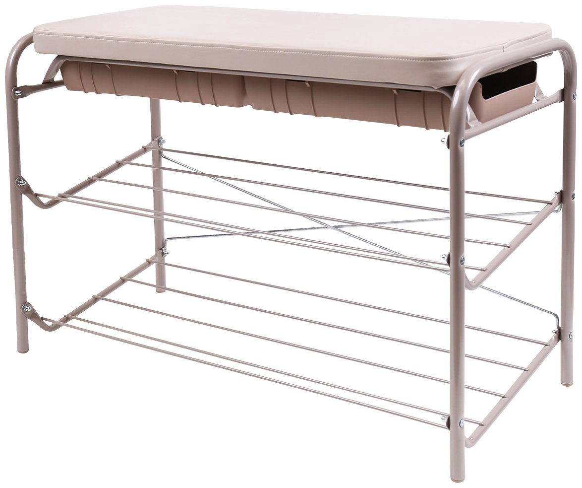 Обувница Nika 79x33x51см бежевый купить,16999