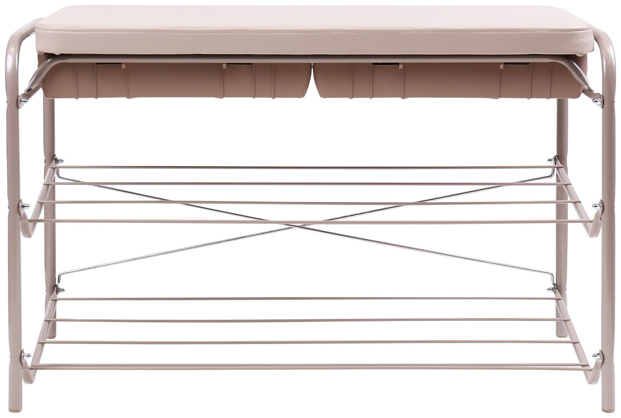 Обувница Nika 79x33x51см бежевый купить,16999