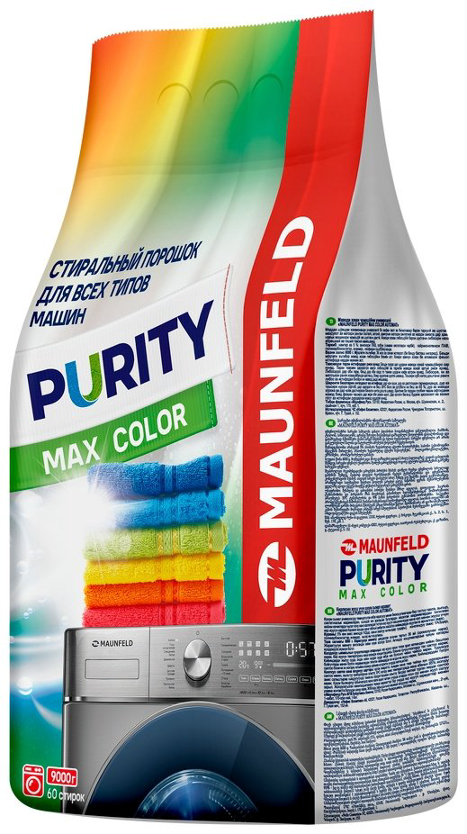 Стиральный порошок MAUNFELD Purity Max Color Automat 9000г 9 кг купить,NaN