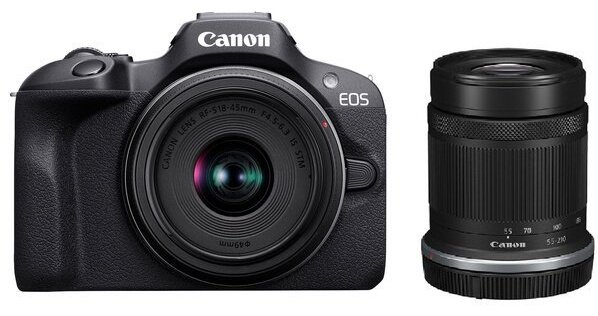 Фотокамера Canon EOS R100 &#43; RF-S 18-45mm &#43; RF-S 55-210mm