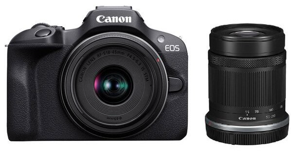Фотокамера Canon EOS R100 RF-S 18-45mm + RF-S 55-210mm купить,480000