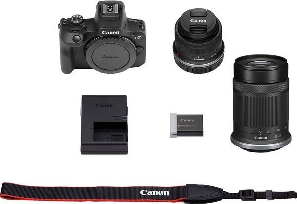 Фотокамера Canon EOS R100 &#43; RF-S 18-45mm &#43; RF-S 55-210mm купить,0
