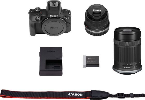 Фотокамера Canon EOS R100 RF-S 18-45mm + RF-S 55-210mm купить,480000