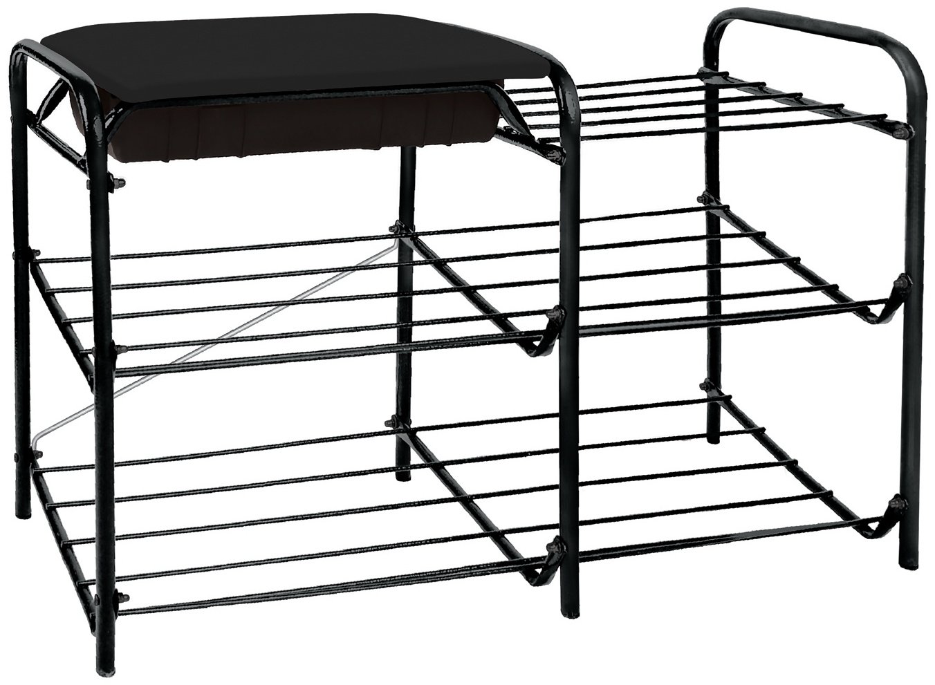 Обувница Nika 79x33x51см черный купить,16450
