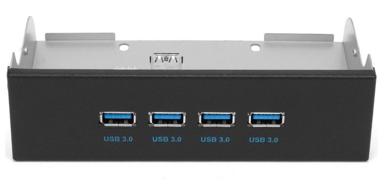 Выносная планка Gembird FP5.25-USB3-4A USB 3.0 - ForteMarket Выносная планка Gembird FP5.25-USB3-4A USB 3.0 купить,0