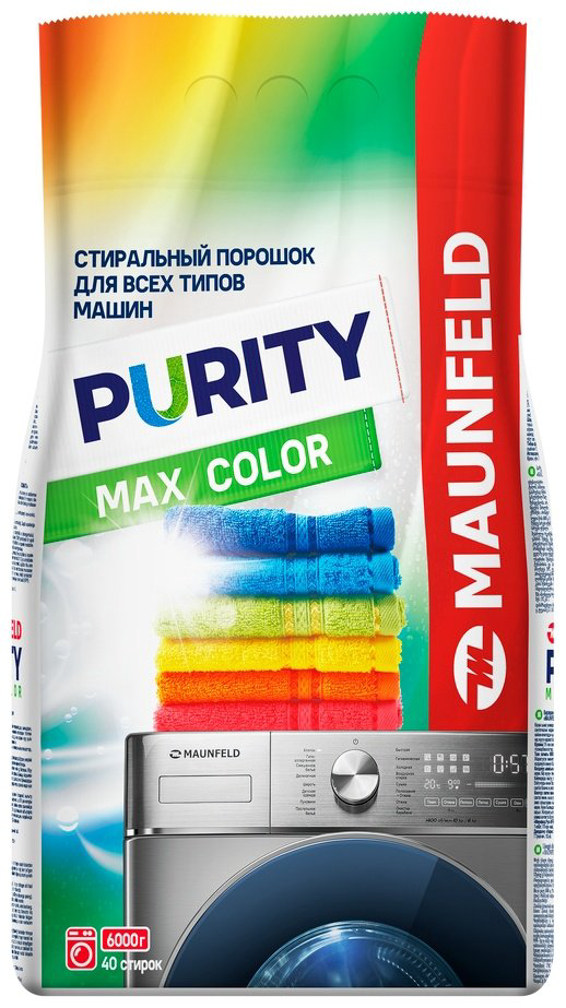 Стиральный порошок MAUNFELD Purity Max Color Automat 6 кг купить,NaN