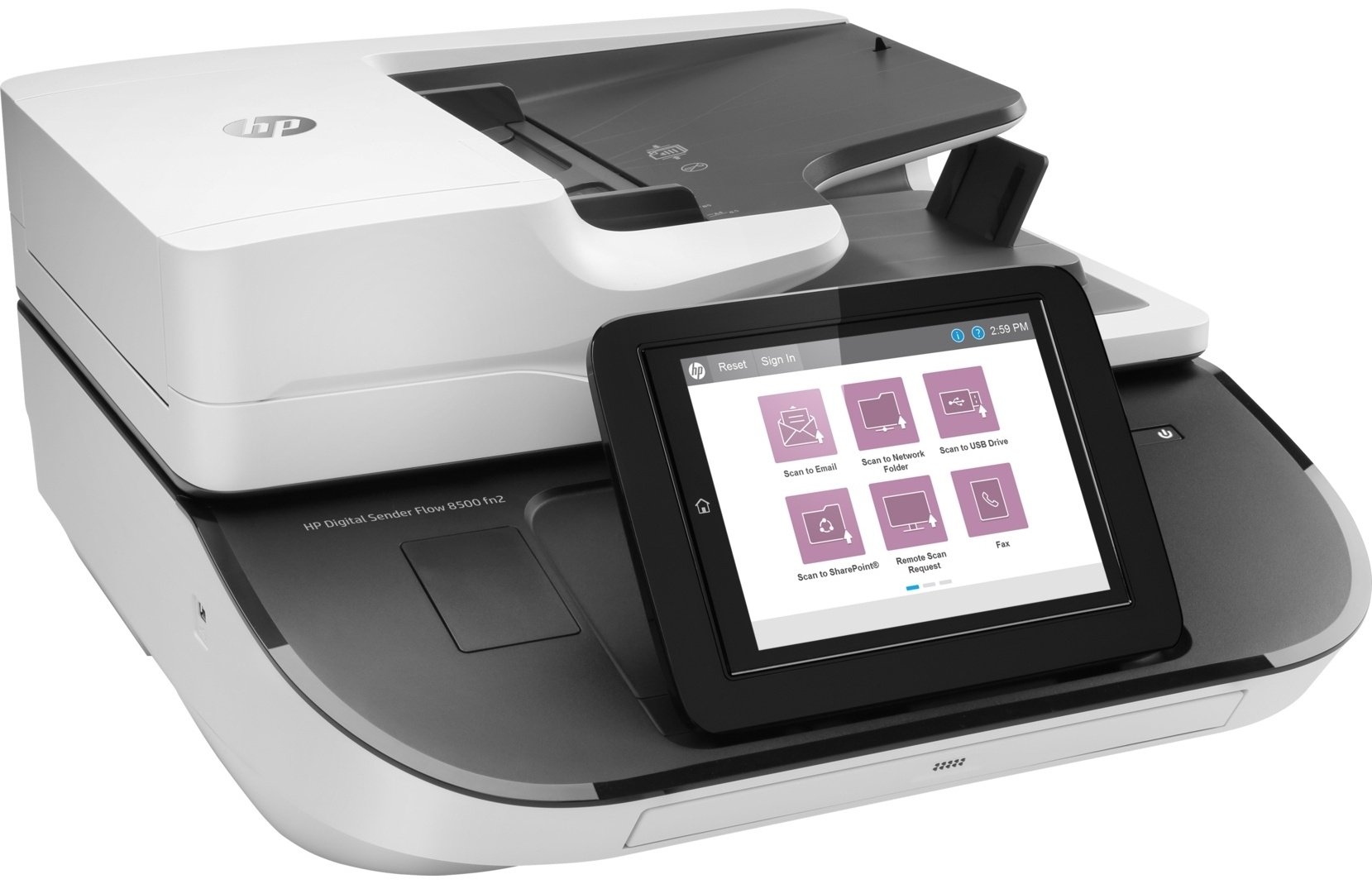 Сканер HP Digital Sender Flow 8500 fn2 белый-серый купить,0