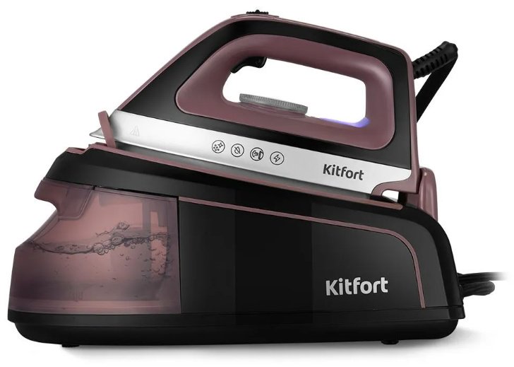 Парогенератор Kitfort KT-9309 черный, серый, серебристый, стальной, бордовый, коричневый, мультиколор